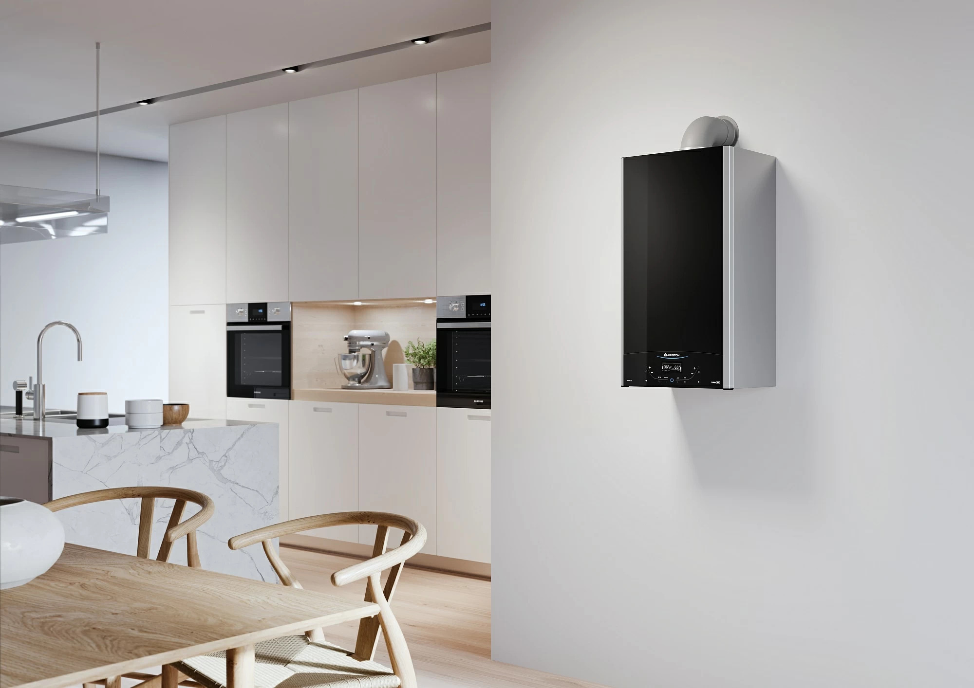 Котел газовый Ariston Alteas XC 24 FF (24 кВт, Wi-Fi) двухконтурный с закрытой камерой сгорания Котел газовый Ariston Alteas XC 24 FF (24 кВт, Wi-Fi) двухконтурный с закрытой камерой сгорания