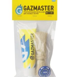 "GAZMASTER", набор паста 80г тюбик+ 20г лён (ЕВРО)
