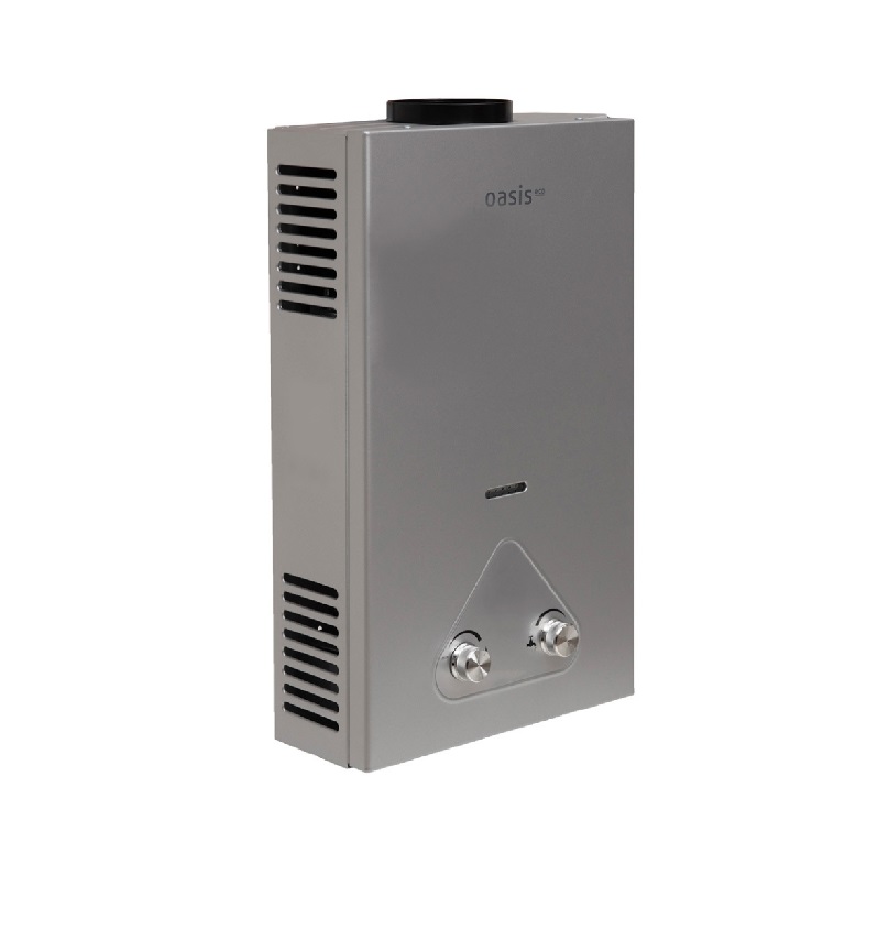 Газовая колонка Oasis Eco S-20(D)/K-20/S Серебро Газовая колонка Oasis Eco S-20(D)/K-20/S Серебро