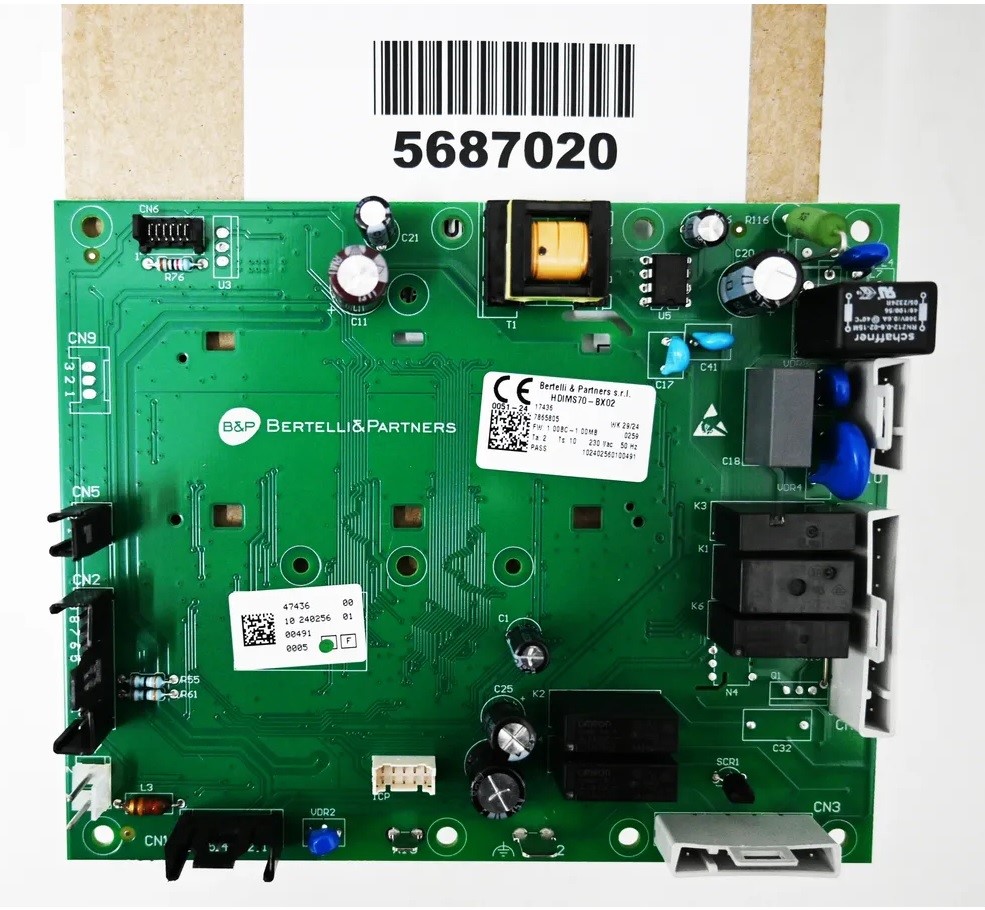 Электронная плата Baxi Бакси оригинал (Bertelli) для настенных котлов 5687020 JJJ005687020 Электронная плата Baxi Бакси оригинал (Bertelli) для настенных котлов 5687020 JJJ005687020