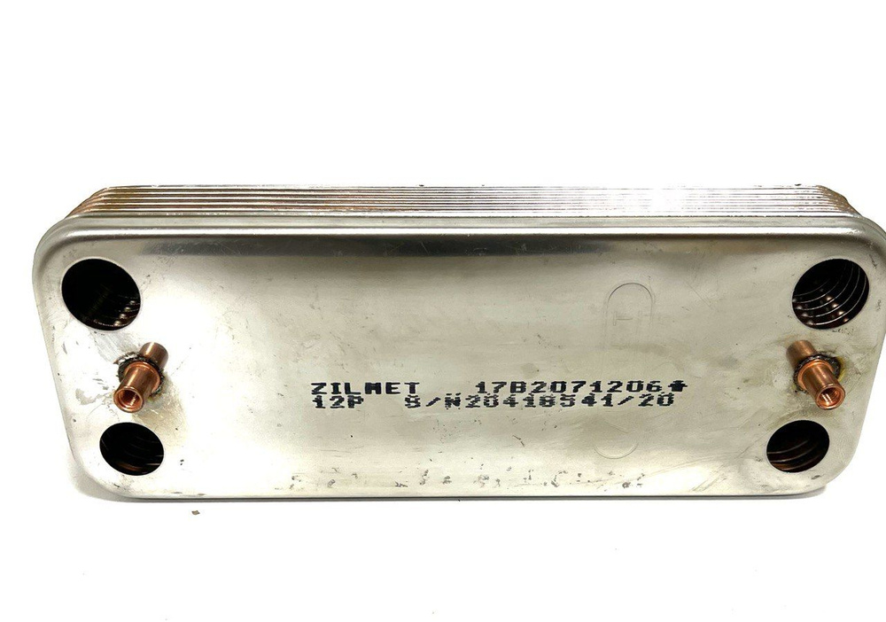 17B2071206 Теплообменник ГВС ZILMET вторичный 12 пластин 17B2071206 Теплообменник ГВС ZILMET вторичный 12 пластин