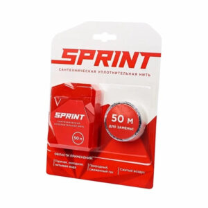 Уплотнительная нить Sprint 50м бокс+50м катушка,блистер