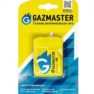 Газовая уплотнительная нить"GAZMASTER" 25м бокс, блистер