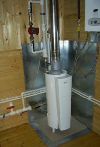 установка газового котла