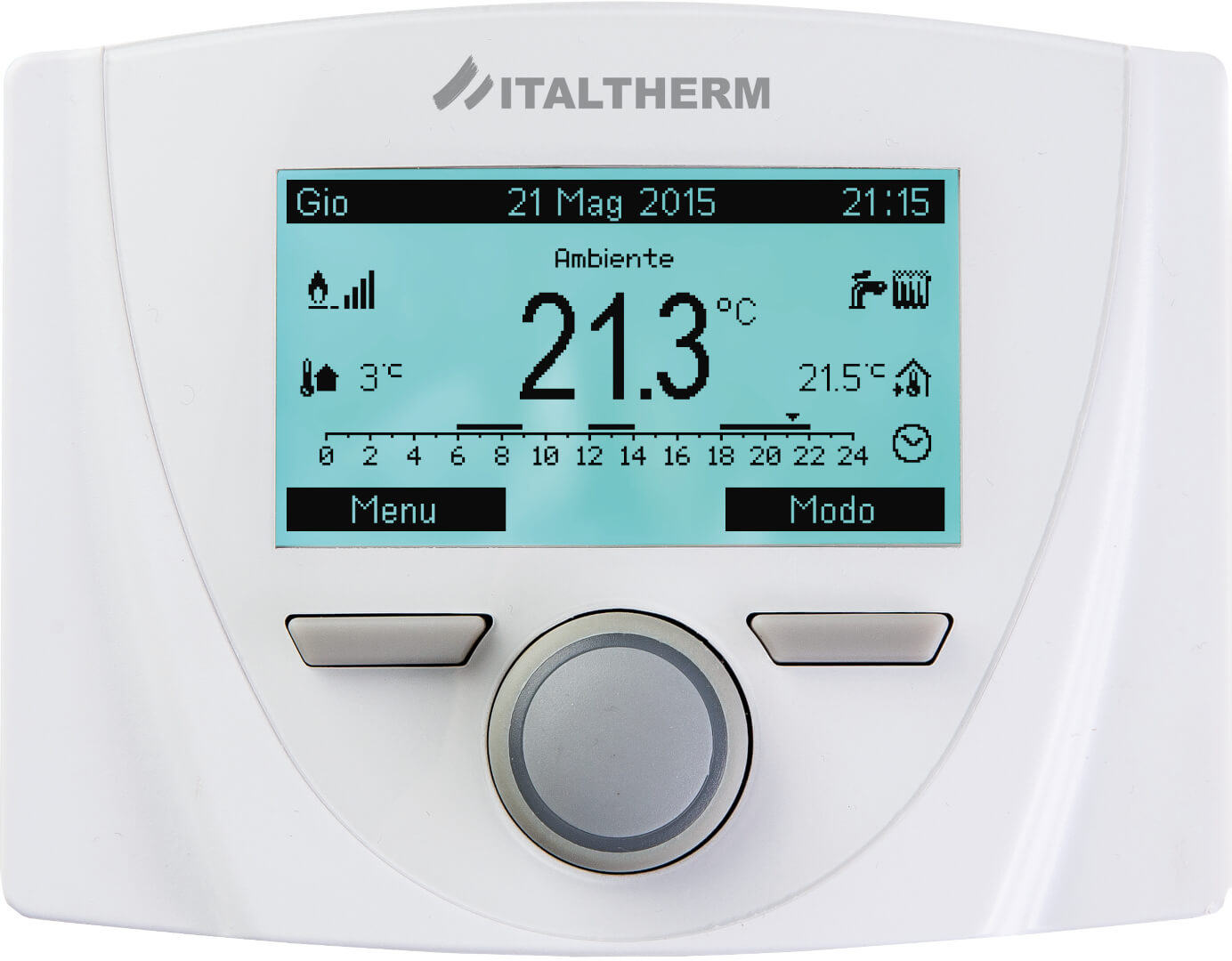 ITALTHERM Блок дистанционного управления котлом c климатическим регулятором (IT/ENG) ITALTHERM Блок дистанционного управления котлом c климатическим регулятором (IT/ENG)