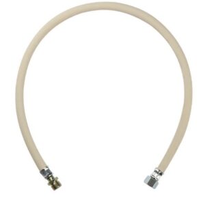 Резиновая газовая подводка D9 (для плит) 1,0м 1/2" вн Белая