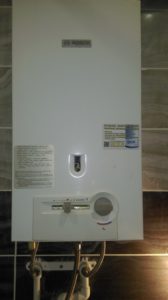 Установка газовой колонки Bosch