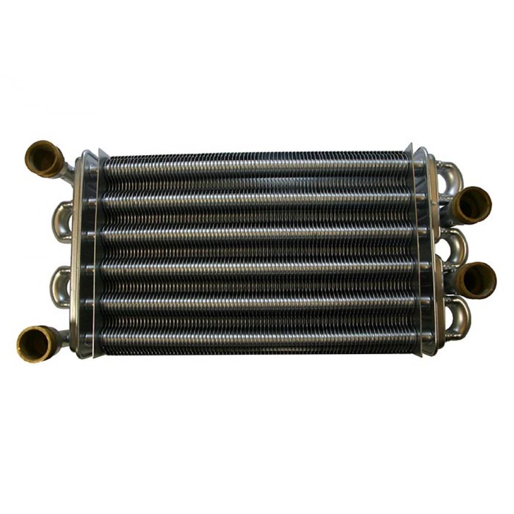EB021-270 Битермический теплообменник 270 mm BAXI MAIN, MAIN DIGIT, MAIN Four 24 кВт (616170,566372) EB021-270 Битермический теплообменник 270 mm BAXI MAIN, MAIN DIGIT, MAIN Four 24 кВт (616170,566372)