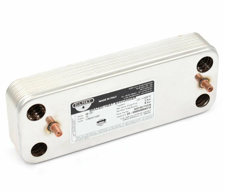 Теплообменник Baxi Westen пластинчатый Zilmet 17B2071000 10 пластин Теплообменник Baxi Westen пластинчатый Zilmet 17B2071000 10 пластин