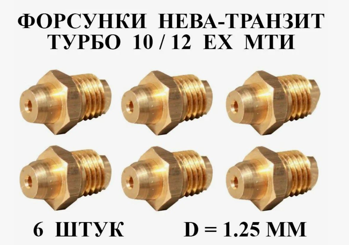 Жиклер для колонок Нева-Транзит 10ЕХ(МТИ) 0,75 мм Жиклер для колонок Нева-Транзит 10ЕХ(МТИ) 0,75 мм