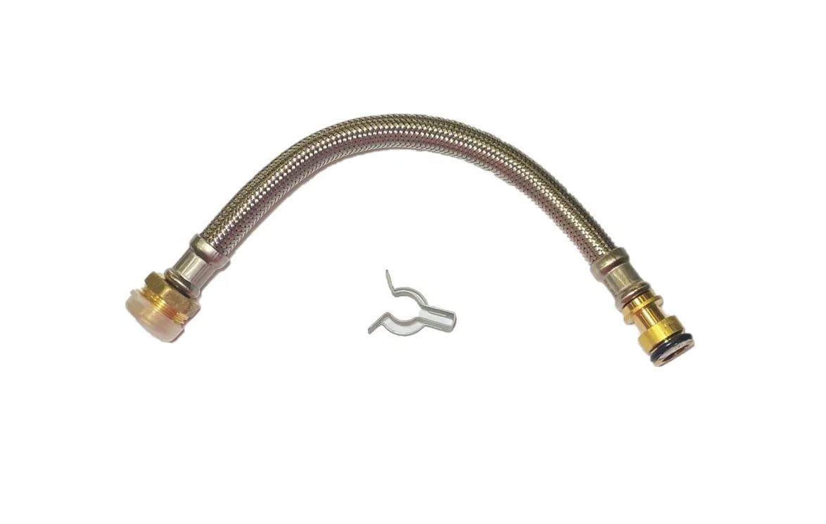Шланг и штуцер для подключения гор.воды Bosch WR10/13/15-2B, WR10/13/15-2P Hose 87007031240 Шланг и штуцер для подключения гор.воды Bosch WR10/13/15-2B, WR10/13/15-2P Hose 87007031240