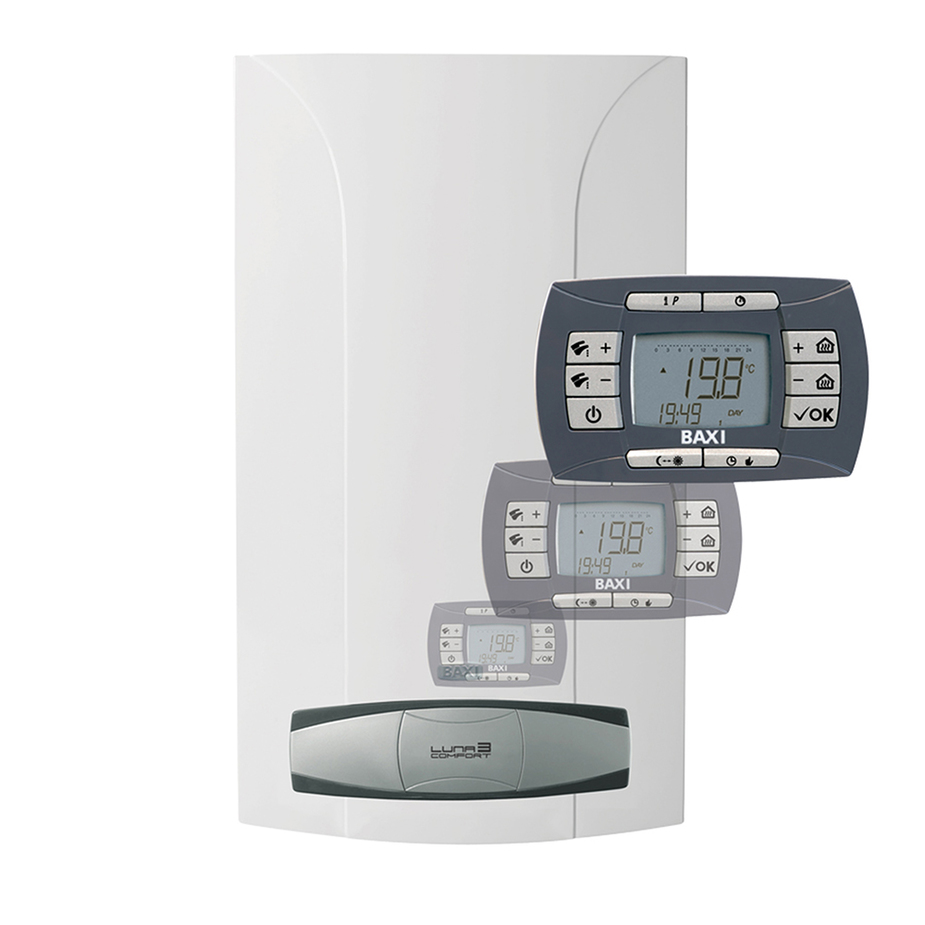 Котел газовый BAXI LUNA 3 Comfort 310 Fi (31 кВт) двухконтурный с закрытой камерой Котел газовый BAXI LUNA 3 Comfort 310 Fi (31 кВт) двухконтурный с закрытой камерой