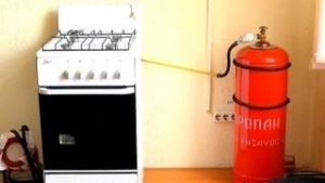 подключение газовой плиты от баллона